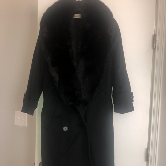 Calvin Klein Fur and Wool coat - Picture 6 of 11